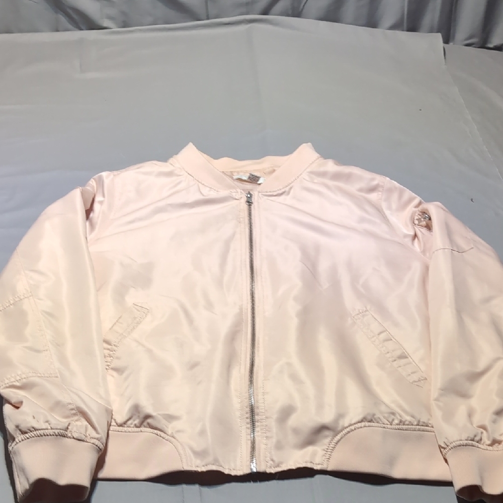 Forever 21 Light Pink Bomber Jacket